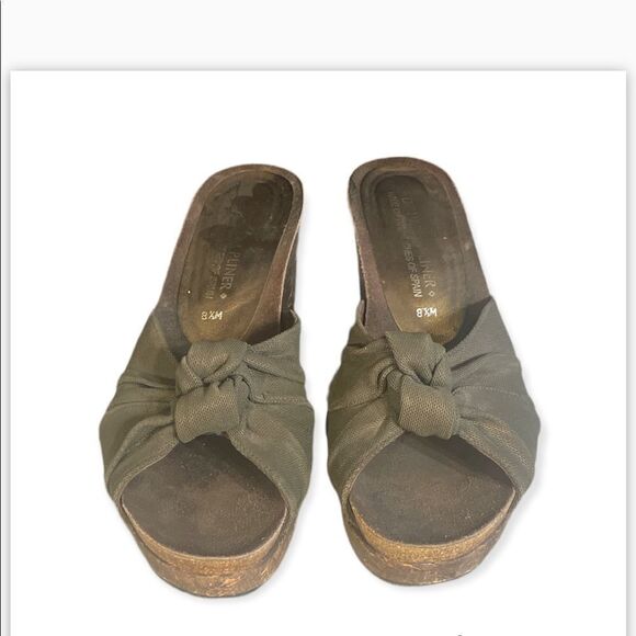 Donald pliner wedge shoes 8.5 (5502) - Picture 1 of 10